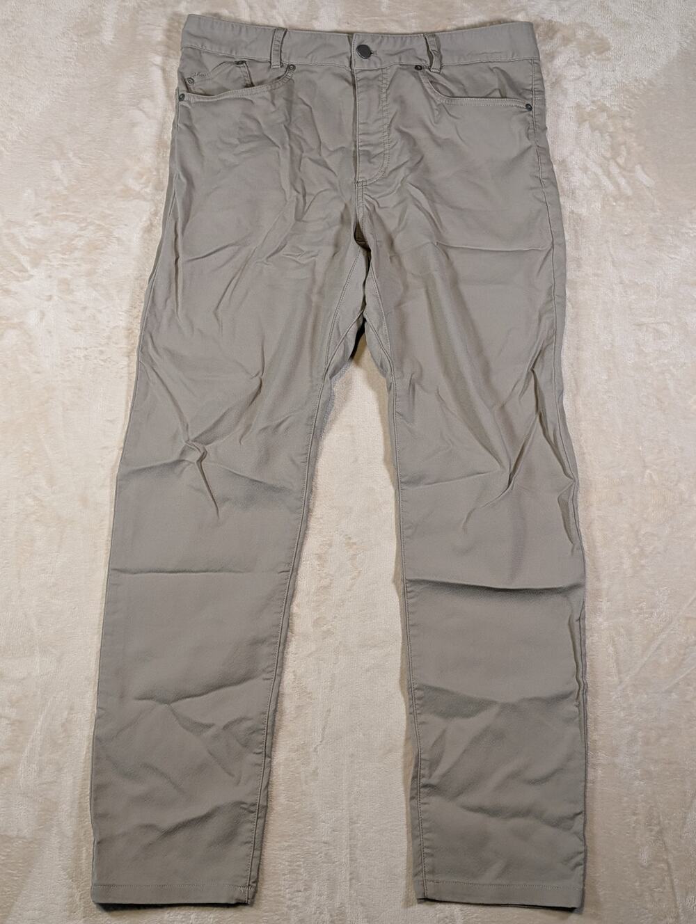 Outlier Slim Dungarees Schoeller Canvas Khaki Straight 5-Pocket Pants Mens 34x30